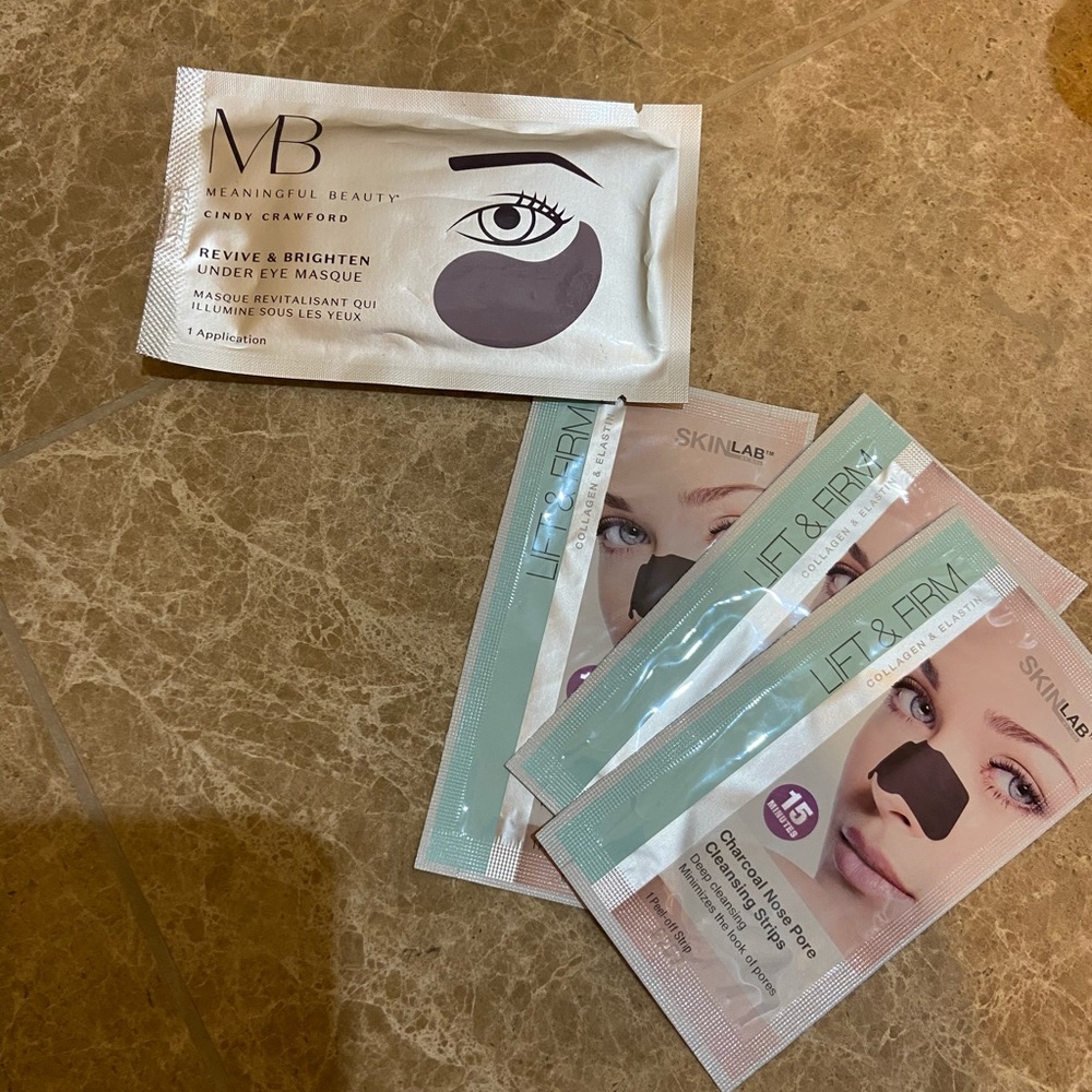 Bundle eye mask & nose strips